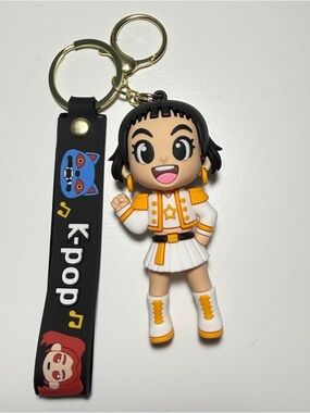 KPOP Demon Hunters Silicone Keychain - Anime Character Charm